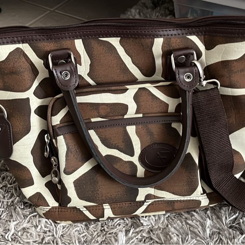 Giraffe Print Tote Bag